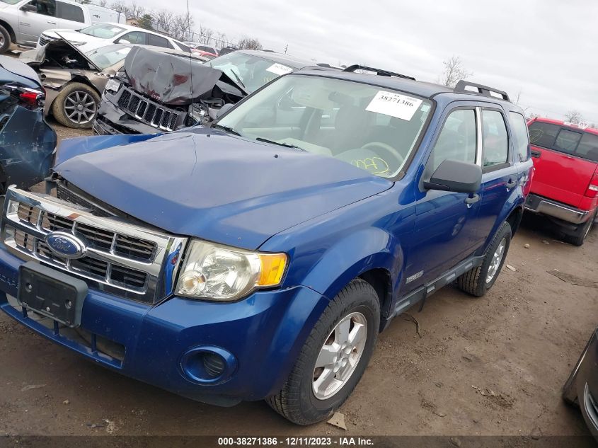 1FMCU02Z18KA39298 2008 Ford Escape Xls/Xls Manual