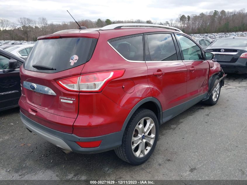 2014 Ford Escape Titanium VIN: 1FMCU0JX6EUB27330 Lot: 38271629