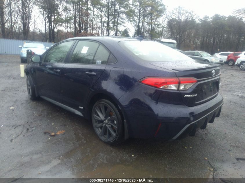 2023 Toyota Corolla Hybrid Se VIN: JTDBDMHEXPJ000225 Lot: 38271746