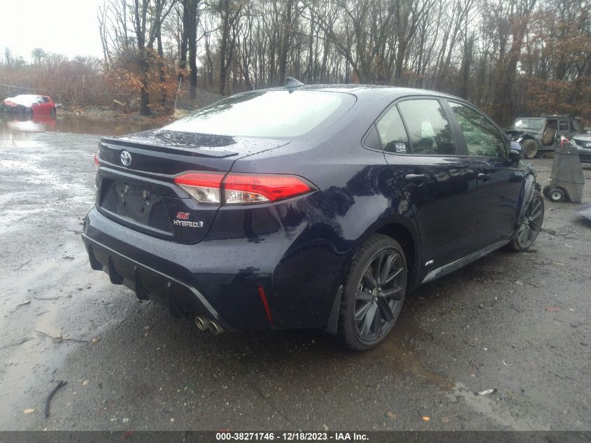 2023 Toyota Corolla Hybrid Se VIN: JTDBDMHEXPJ000225 Lot: 38271746