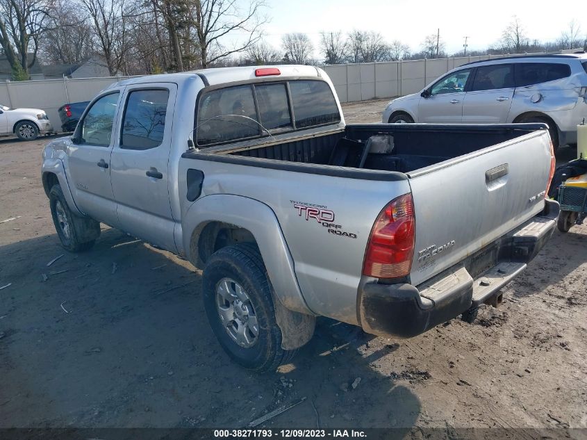 2007 Toyota Tacoma Base V6 A5 VIN: 5TELU42N47Z370945 Lot: 38271793