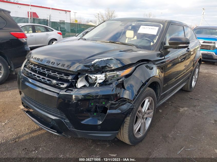 2013 Land Rover Range Rover Evoque Pure Plus VIN: SALVT1BG6DH779952 Lot: 38271805