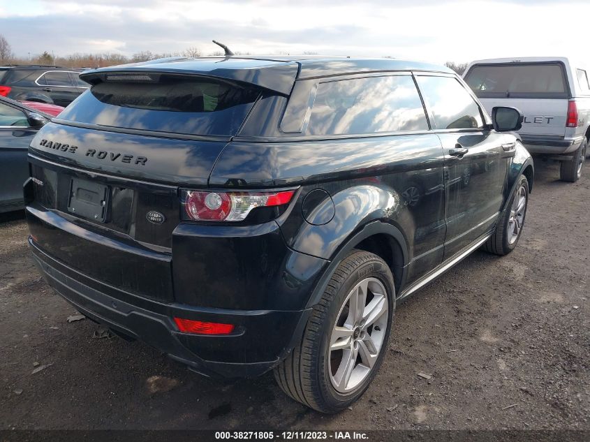 2013 Land Rover Range Rover Evoque Pure Plus VIN: SALVT1BG6DH779952 Lot: 38271805