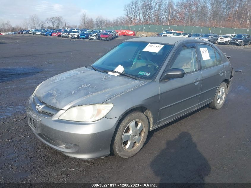 2004 Honda Civic Lx VIN: 2HGES16574H516917 Lot: 38271817