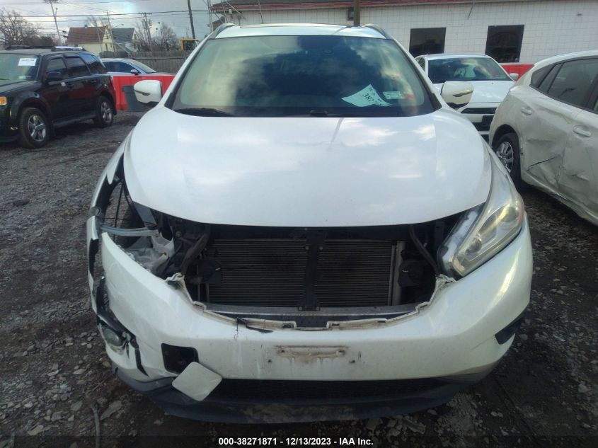 2016 Nissan Murano Sv VIN: 5N1AZ2MH7GN121333 Lot: 38271871