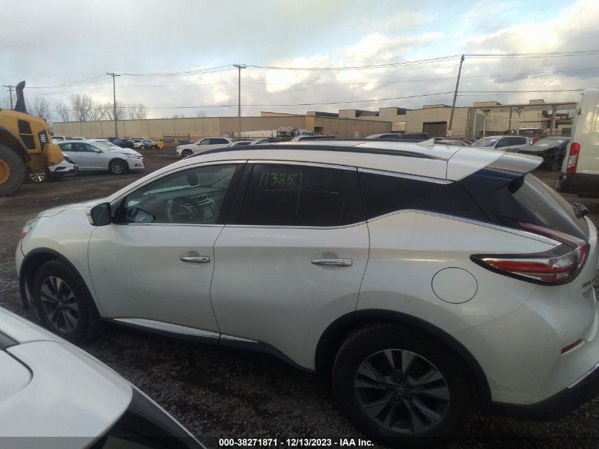 2016 Nissan Murano Sv VIN: 5N1AZ2MH7GN121333 Lot: 38271871