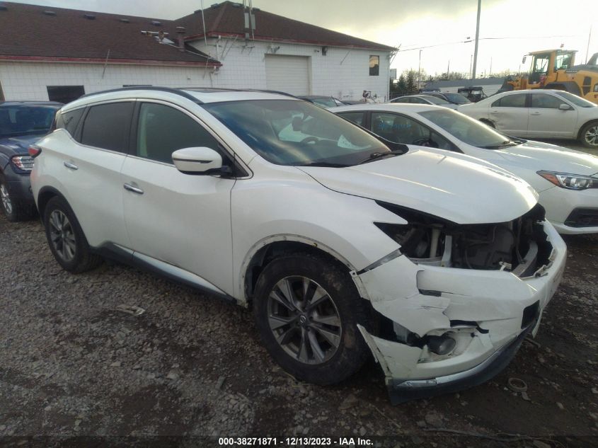 2016 Nissan Murano Sv VIN: 5N1AZ2MH7GN121333 Lot: 38271871