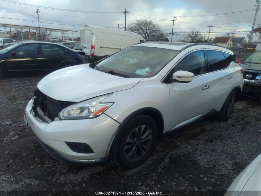 2016 Nissan Murano Sv VIN: 5N1AZ2MH7GN121333 Lot: 38271871