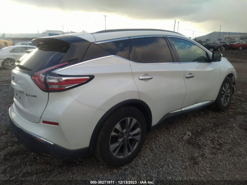 2016 Nissan Murano Sv VIN: 5N1AZ2MH7GN121333 Lot: 38271871