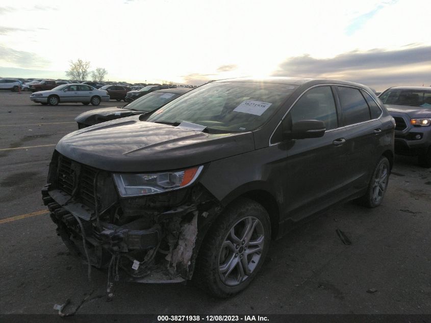 2017 Ford Edge Titanium VIN: 2FMPK3K96HBB31932 Lot: 38271938