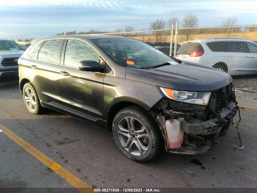 2017 Ford Edge Titanium VIN: 2FMPK3K96HBB31932 Lot: 38271938