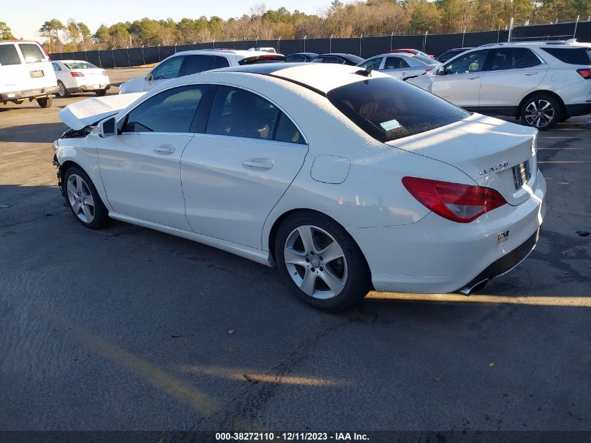 2015 Mercedes-Benz Cla 250 VIN: WDDSJ4EBXFN270636 Lot: 38272110