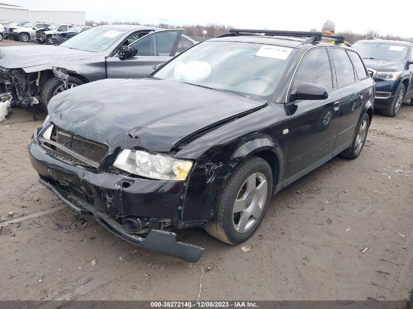 2003 Audi A4 1.8T Avant VIN: WAUVC68E33A212256 Lot: 38272140