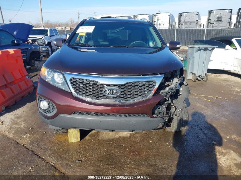 2012 Kia Sorento Lx V6 VIN: 5XYKTDA27CG264581 Lot: 38272227