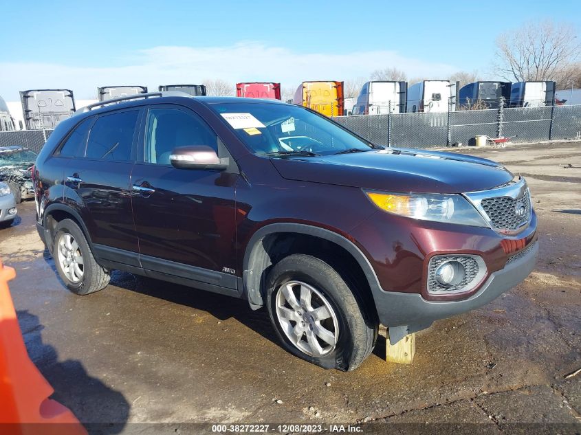 2012 Kia Sorento Lx V6 VIN: 5XYKTDA27CG264581 Lot: 38272227