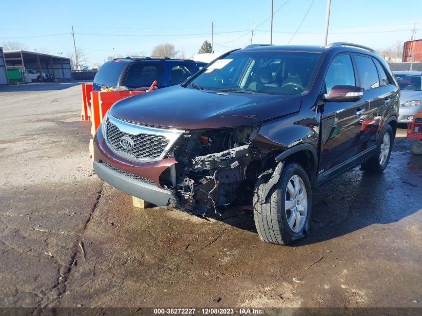 2012 Kia Sorento Lx V6 VIN: 5XYKTDA27CG264581 Lot: 38272227