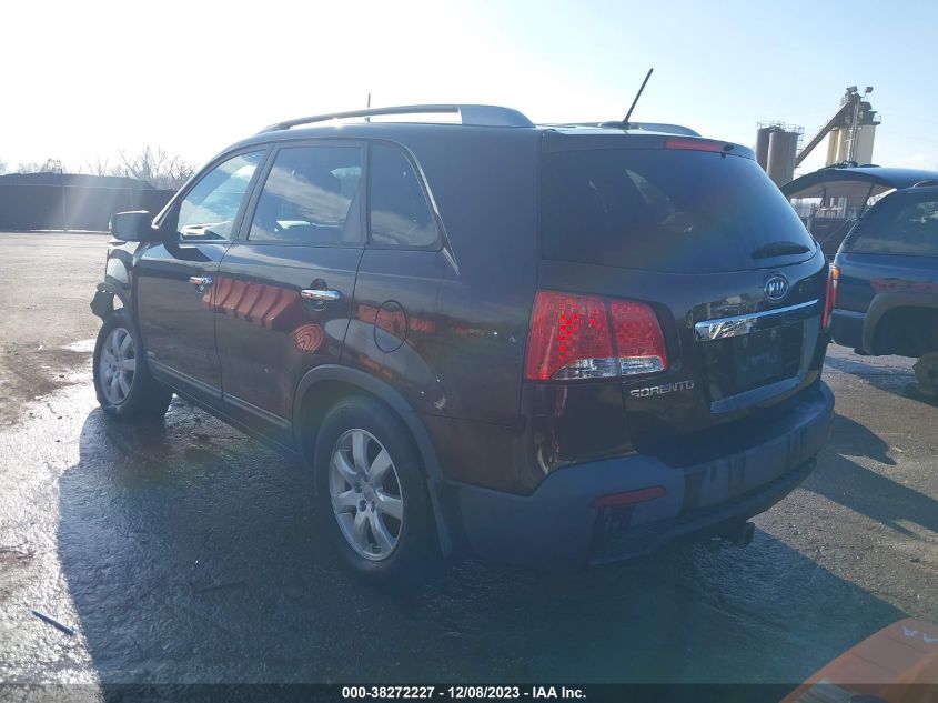 5XYKTDA27CG264581 2012 Kia Sorento Lx V6