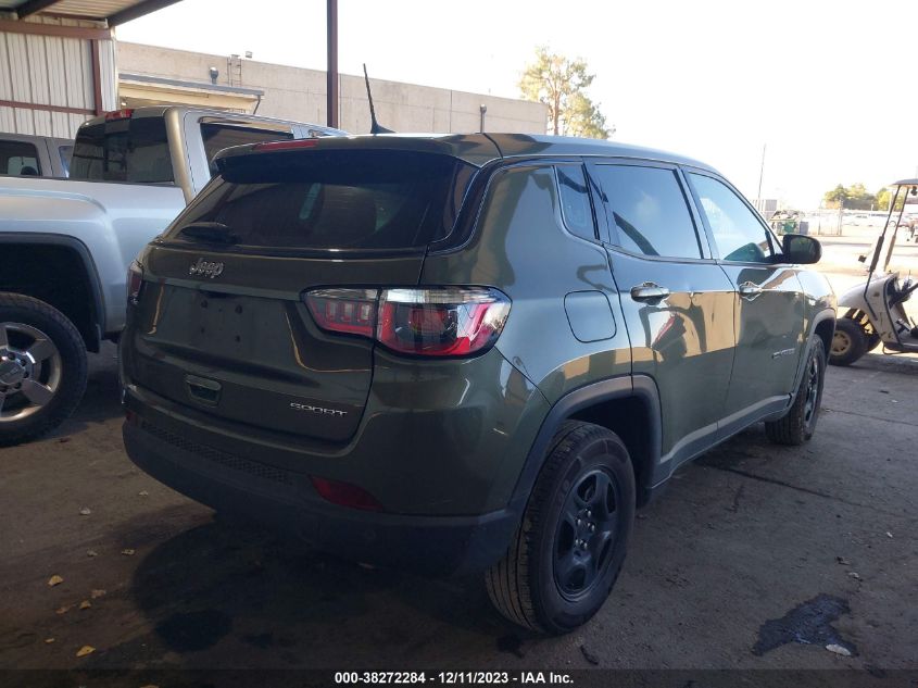 2018 Jeep Compass Sport Fwd VIN: 3C4NJCAB0JT488276 Lot: 38272284