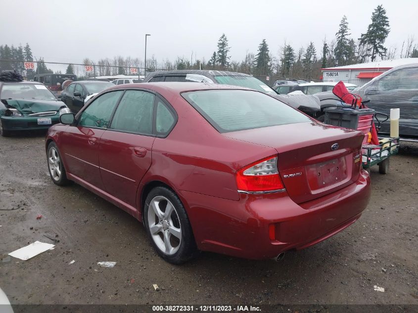 2009 Subaru Legacy 2.5I Limited VIN: 4S3BL626597217682 Lot: 38272331