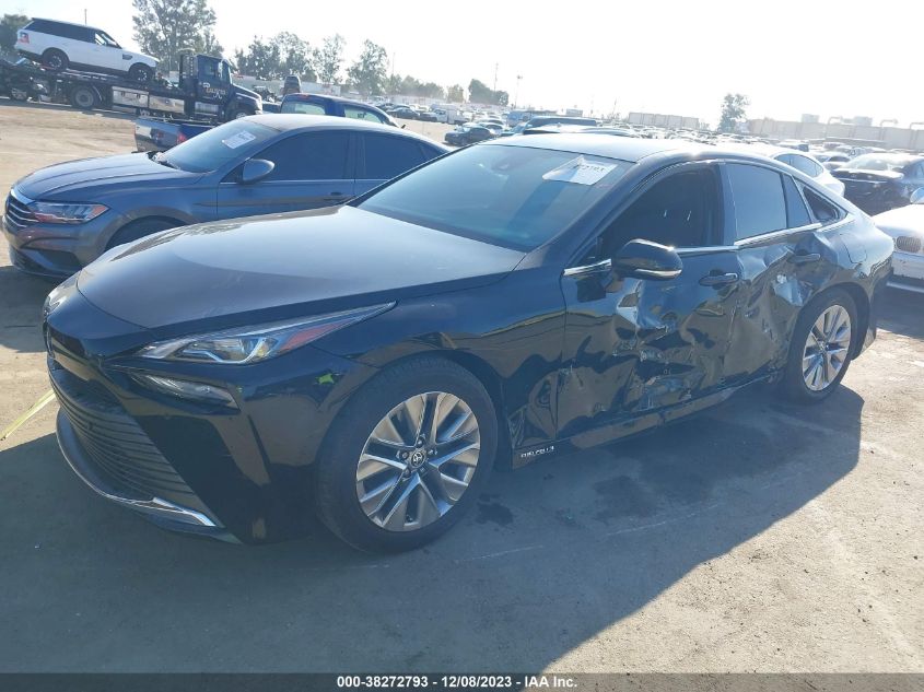 2022 Toyota Mirai Xle VIN: JTDAAAAA1NA006177 Lot: 38272793