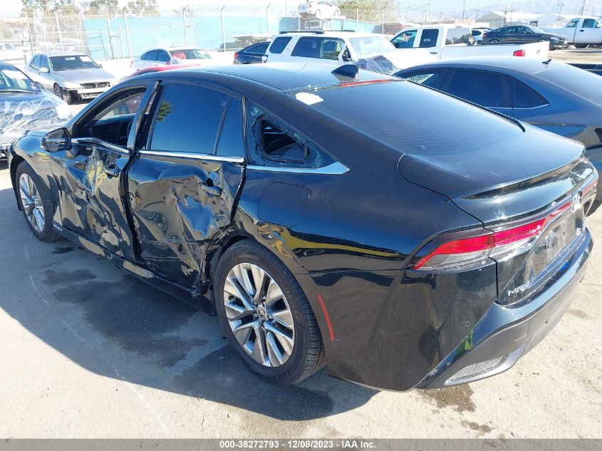 2022 Toyota Mirai Xle VIN: JTDAAAAA1NA006177 Lot: 38272793