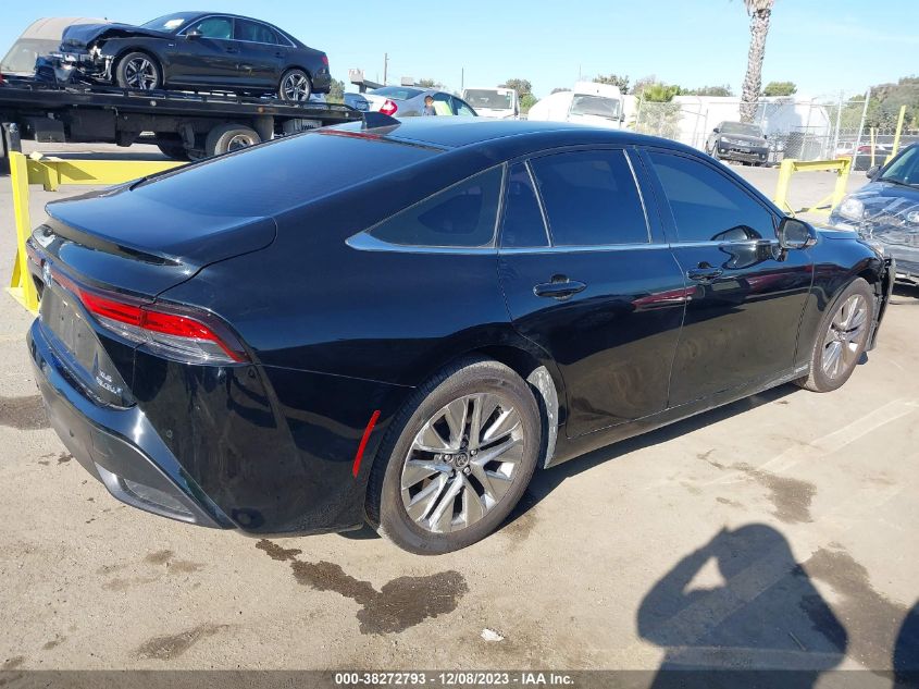 2022 Toyota Mirai Xle VIN: JTDAAAAA1NA006177 Lot: 38272793