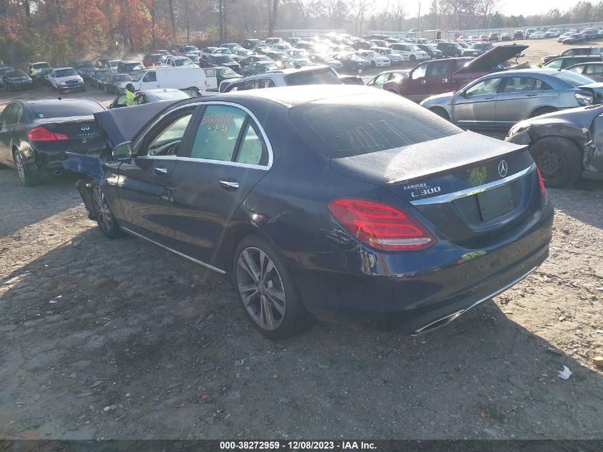 2016 Mercedes-Benz C-Class C 300/C 300 Luxury/C 300 Sport VIN: 55SWF4JB4GU148940 Lot: 38272959