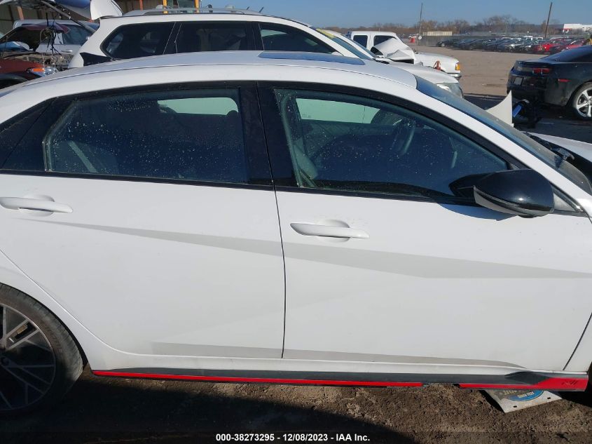 2023 Hyundai Elantra N VIN: KMHLW4AK6PU016091 Lot: 38273295