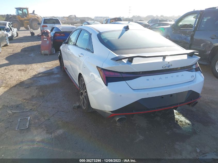 2023 Hyundai Elantra N VIN: KMHLW4AK6PU016091 Lot: 38273295