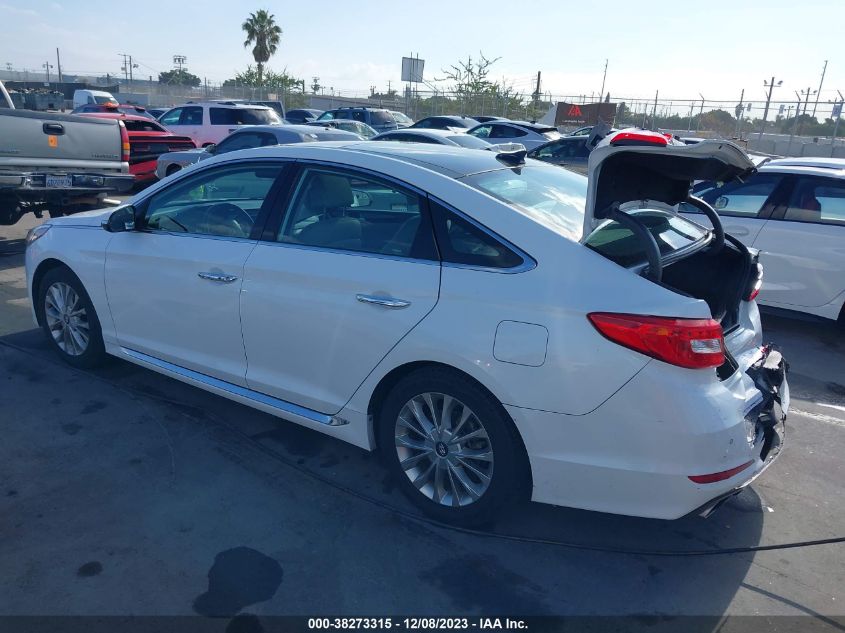 2015 Hyundai Sonata Limited VIN: 5NPE34AF5FH252216 Lot: 38273315