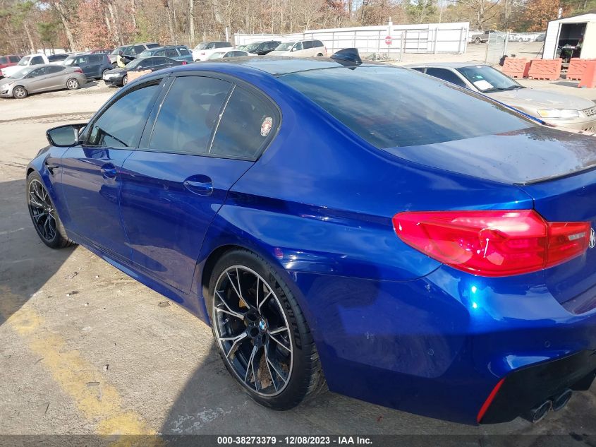 2019 BMW M5 Competition VIN: WBSJF0C56KB447233 Lot: 38273379