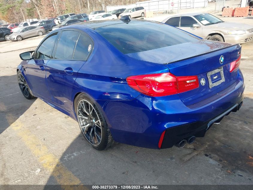 2019 BMW M5 Competition VIN: WBSJF0C56KB447233 Lot: 38273379