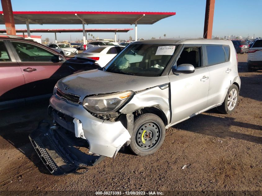 2016 Kia Soul + VIN: KNDJP3A50G7819748 Lot: 38273393