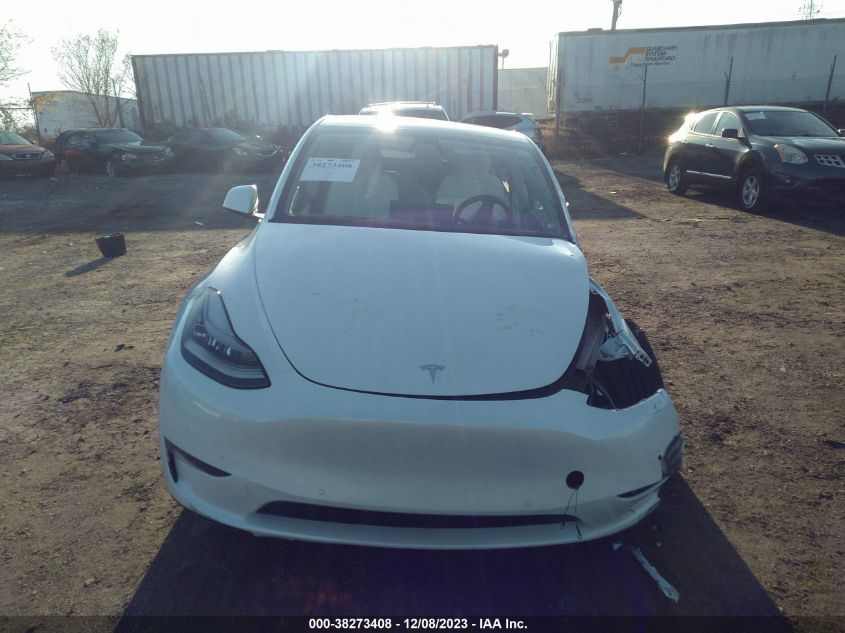 2021 Tesla Model Y Long Range VIN: 5YJYGDEE3MF140402 Lot: 38273408