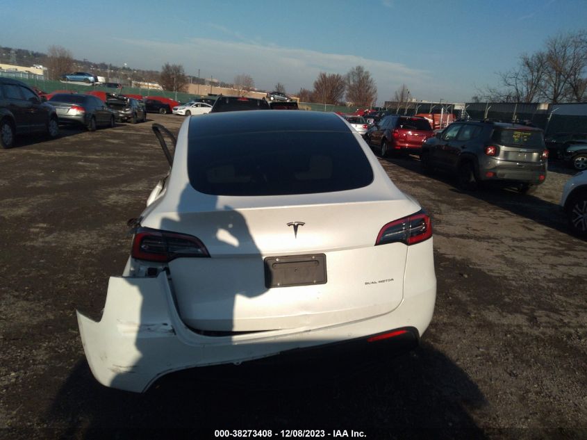 2021 Tesla Model Y Long Range VIN: 5YJYGDEE3MF140402 Lot: 38273408