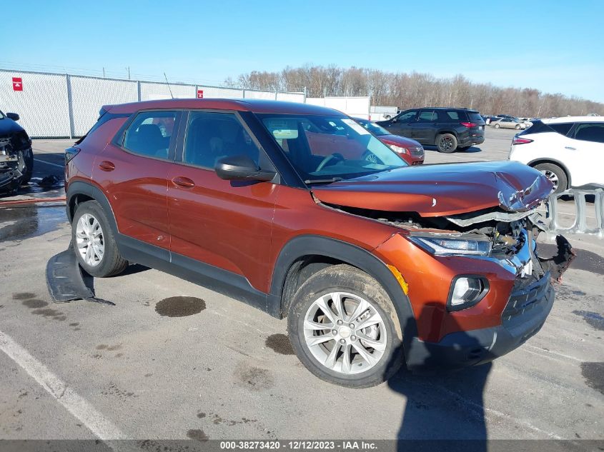 2021 Chevrolet Trailblazer Fwd Ls VIN: KL79MMS27MB014311 Lot: 38273420