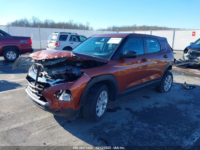 2021 Chevrolet Trailblazer Fwd Ls VIN: KL79MMS27MB014311 Lot: 38273420