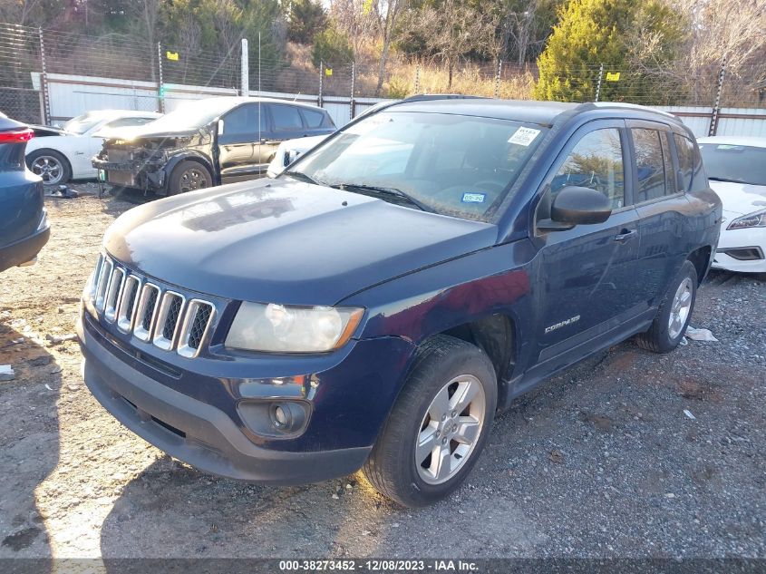 2014 Jeep Compass Sport VIN: 1C4NJCBA7ED750022 Lot: 38273452