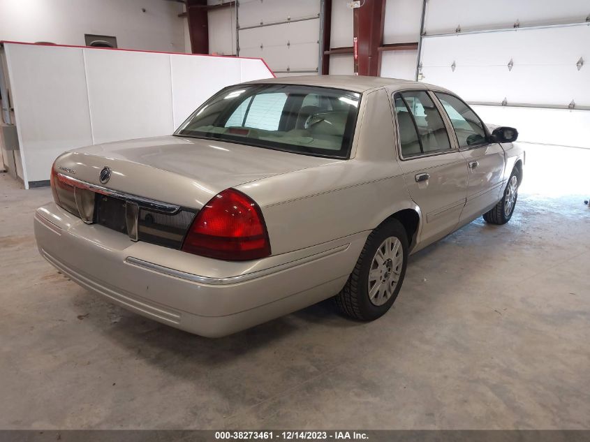 2008 Mercury Grand Marquis Gs VIN: 2MEFM74V88X604663 Lot: 38273461