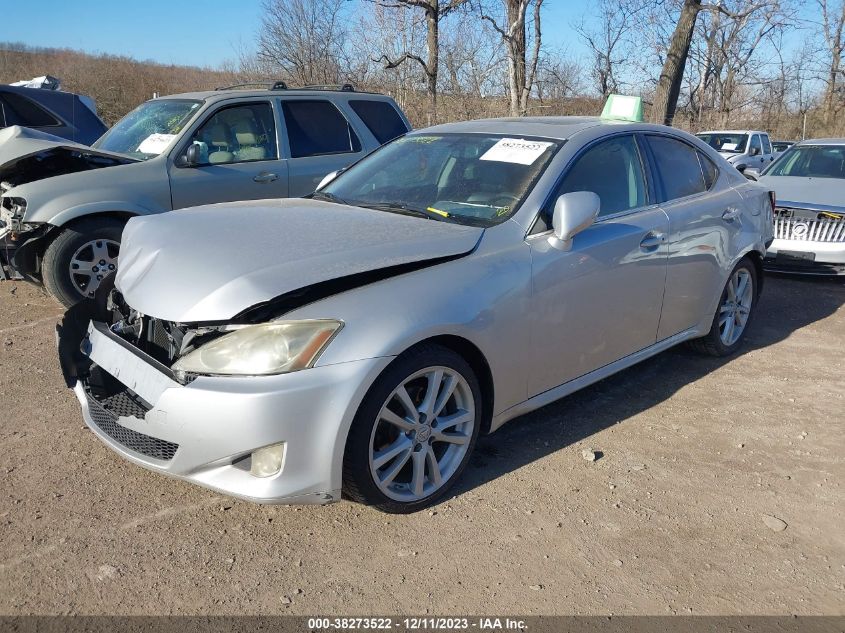 2007 Lexus Is 250 Base A6 VIN: JTHBK262372043879 Lot: 38273522