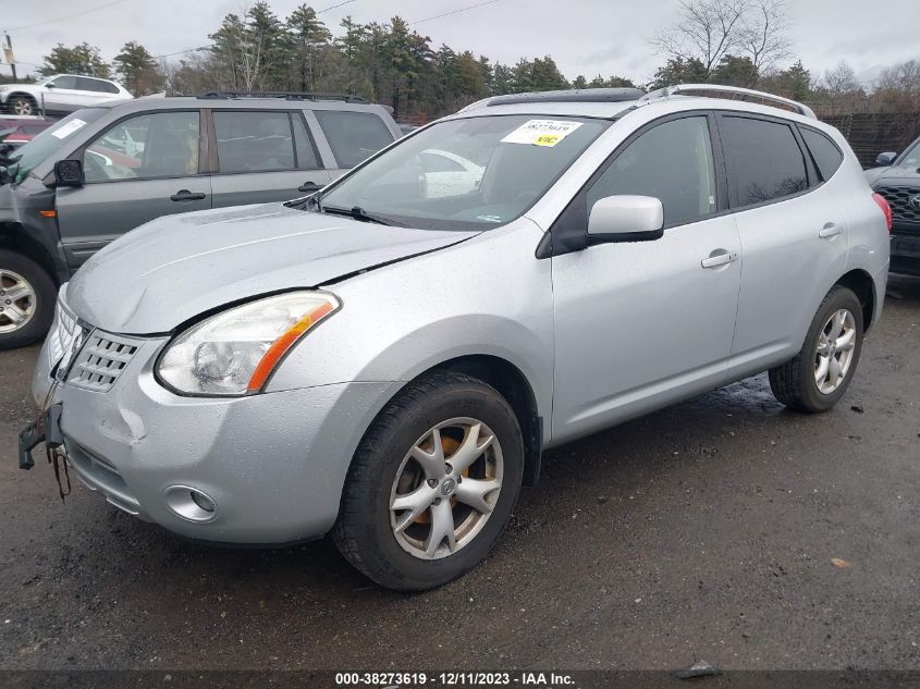 2009 Nissan Rogue Sl VIN: JN8AS58VX9W446943 Lot: 38273619