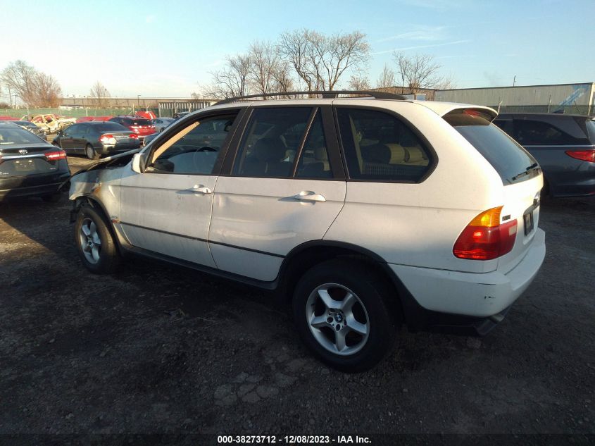 2002 BMW X5 3.0I VIN: 5UXFA53532LP56272 Lot: 38273712