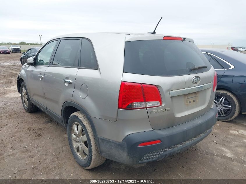 2013 Kia Sorento Lx VIN: 5XYKT3A15DG399562 Lot: 38273753