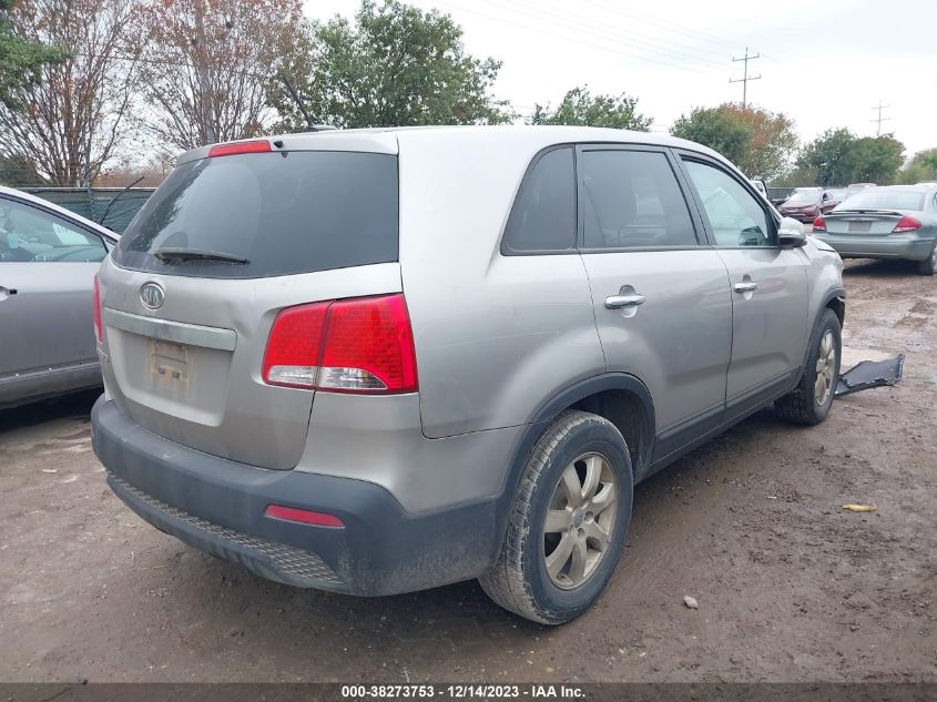 2013 Kia Sorento Lx VIN: 5XYKT3A15DG399562 Lot: 38273753