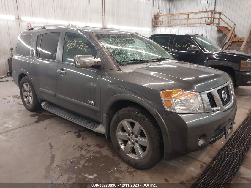 2008 Nissan Armada Le VIN: 5N1BA08C08N623763 Lot: 38273898