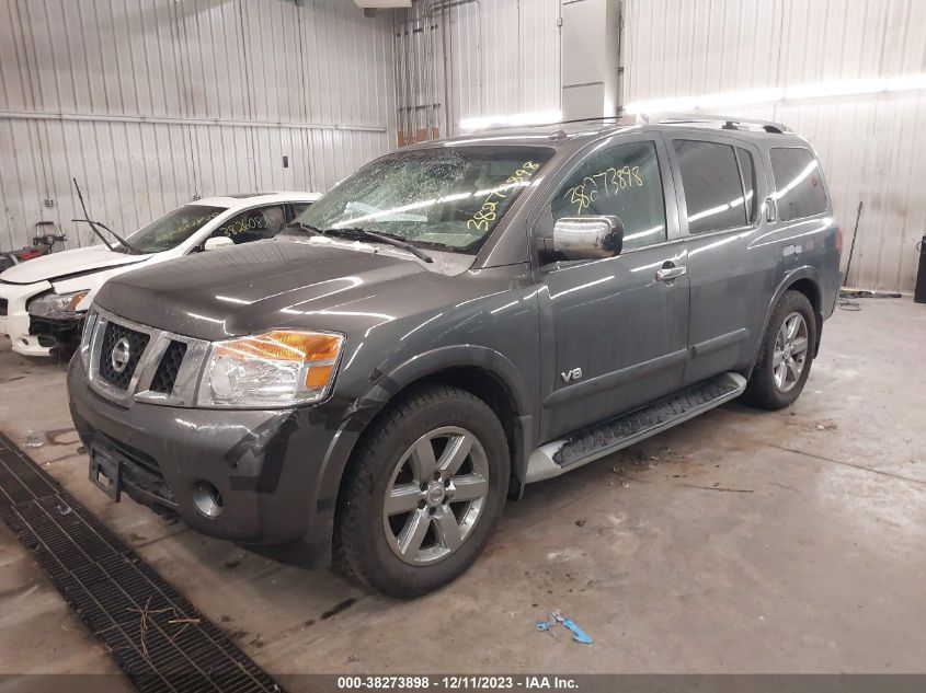 2008 Nissan Armada Le VIN: 5N1BA08C08N623763 Lot: 38273898