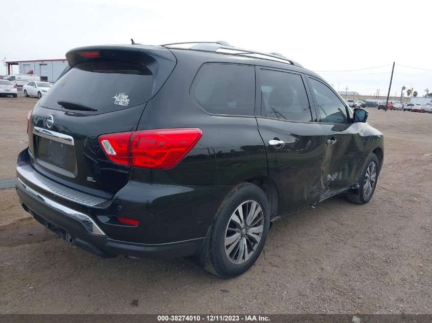 2017 Nissan Pathfinder Sl VIN: 5N1DR2MN8HC651732 Lot: 38274010