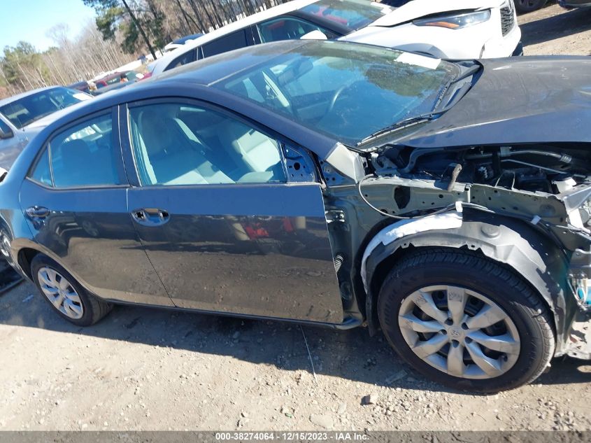 2015 Toyota Corolla Le VIN: 2T1BURHE9FC353272 Lot: 38274064