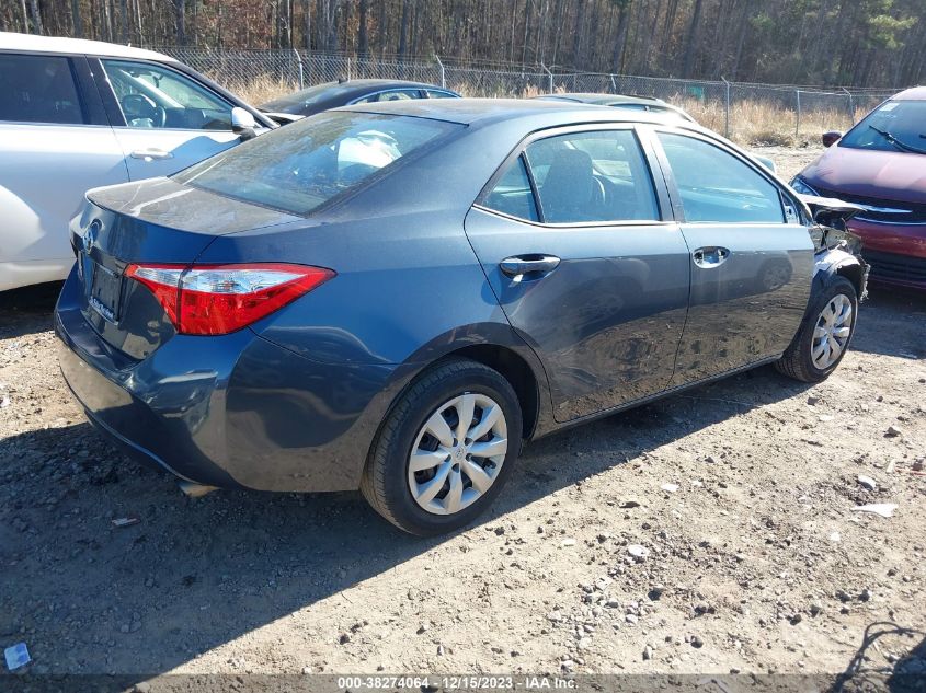 2015 Toyota Corolla Le VIN: 2T1BURHE9FC353272 Lot: 38274064