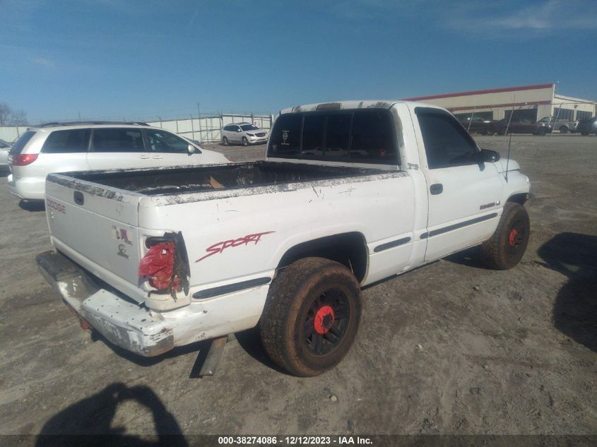 1997 Dodge Ram 1500 Laramie Slt VIN: 1B7HC16Z7VS131542 Lot: 38274086